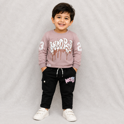 Boys Full sleeves Graphics Printed T-Shirt with Pant