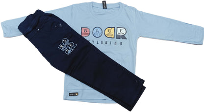 Boys Full sleeves T-Shirt with Denim Jeans