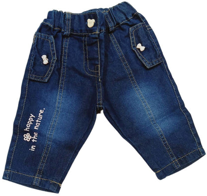 Baby Girl Fancy Top with Jeans