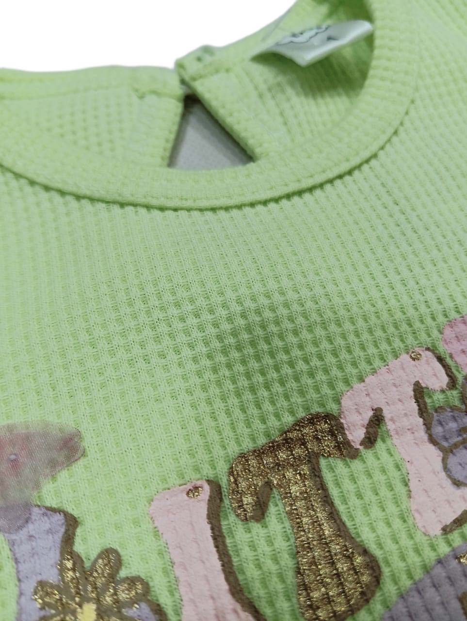 Cute Baby Girl Top and Bottom Set green