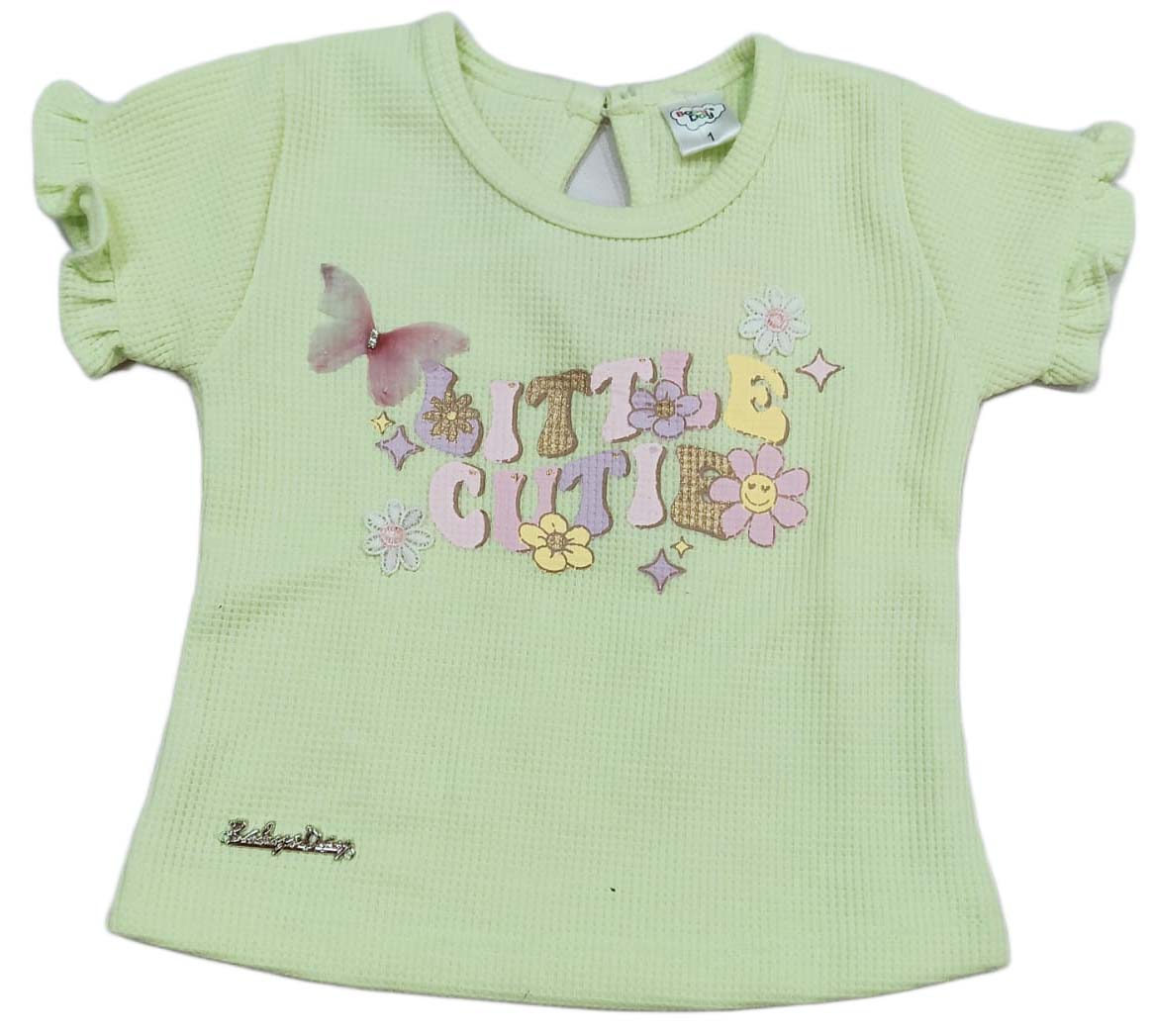 Cute Baby Girl Top and Bottom Set green
