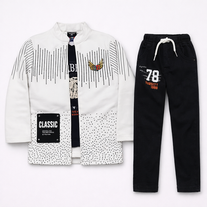 Clothing Set for Baby Boys- Jacket,Pant & T shirt