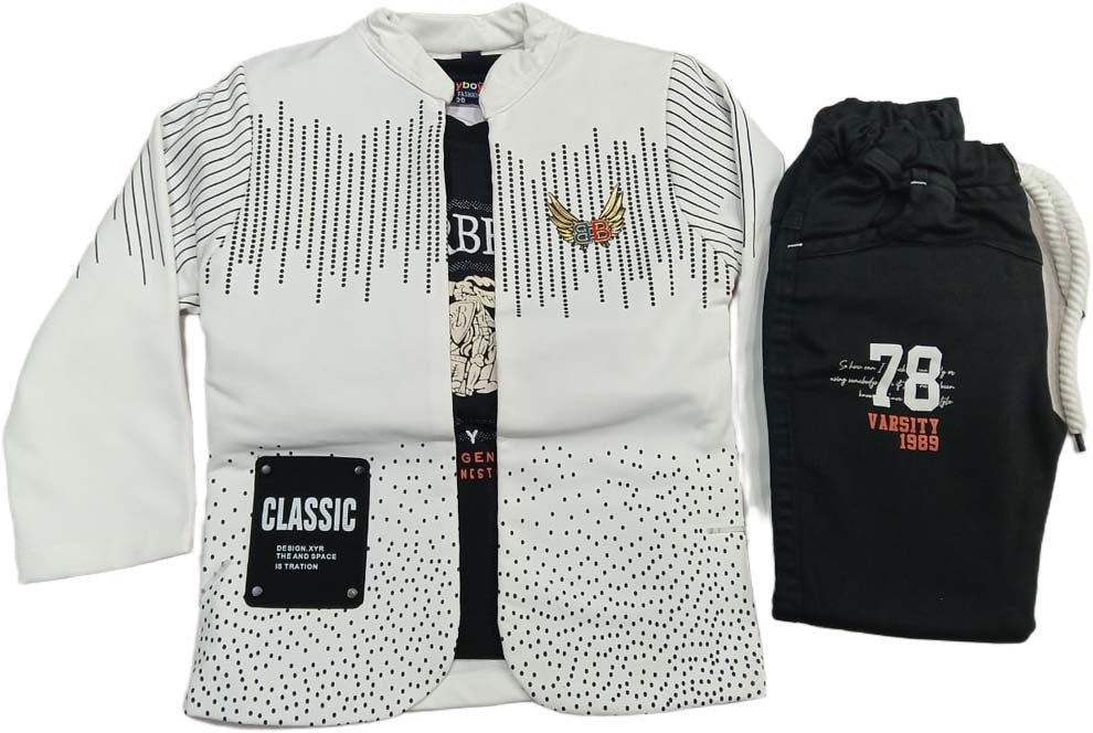 Clothing Set for Baby Boys- Jacket,Pant & T shirt