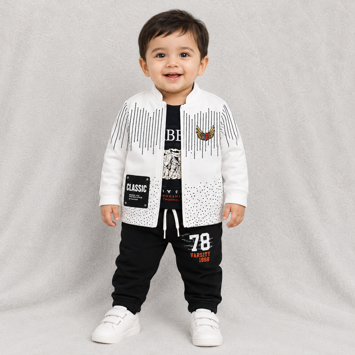 Clothing Set for Baby Boys- Jacket,Pant & T shirt