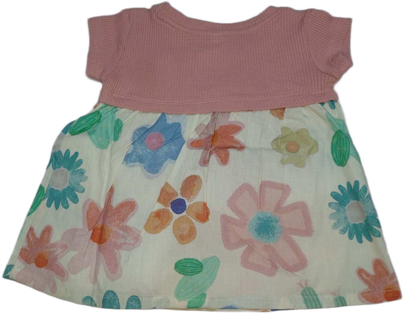 Baby Girl Floral Printed Sleeveless Party Frock