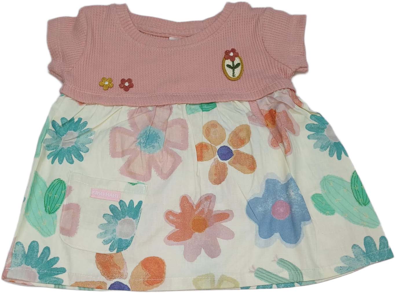 Baby Girl Floral Printed Sleeveless Party Frock