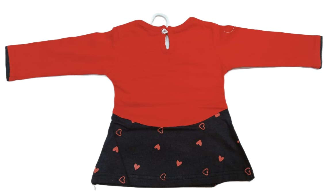 Baby Girl Red Frock with pyazama