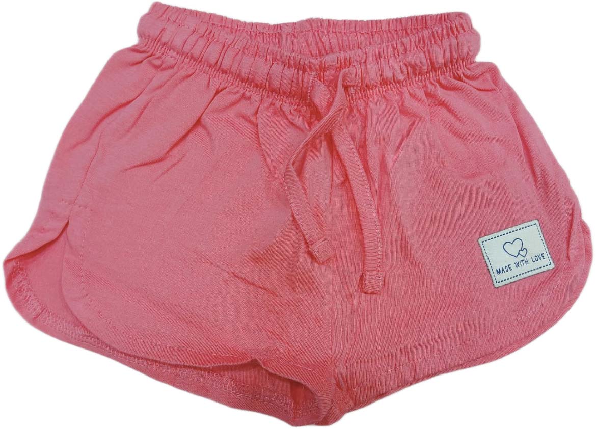 Cucumber Baby Girl Printed Half Sleeves Top with Short - white