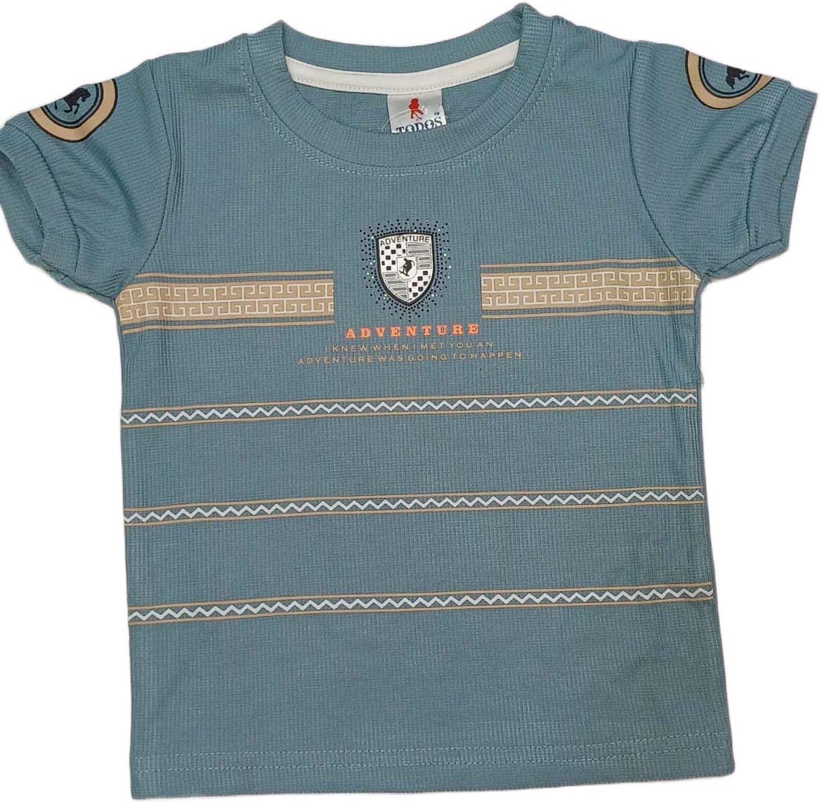 Boys' Clothing Pair Printed Cotton T-Shirt & Short Set for Kids