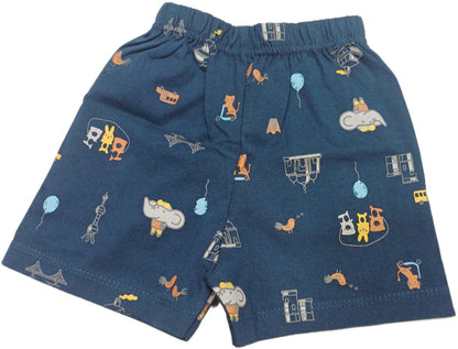 New Born Baby Front Open Suit - Navy Blue