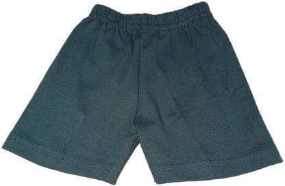 Cotton Sleeveless T-Shirt Lion Print Suit Green White