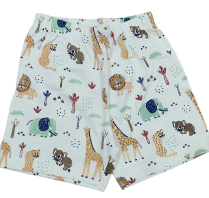 Boys printed T-Shirt with Pant for Boys - Green