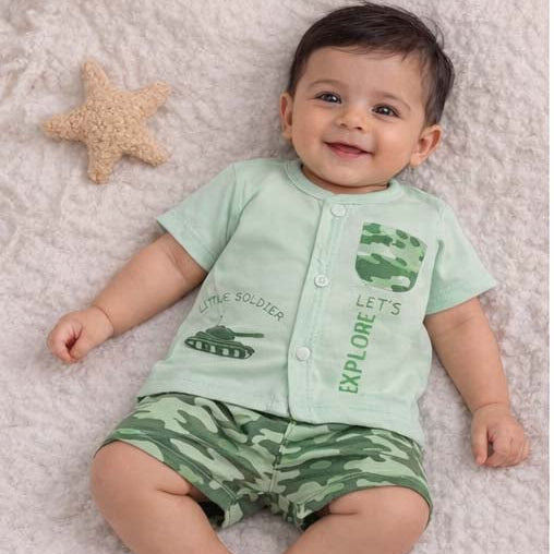 New Born Baby Front Open Suit