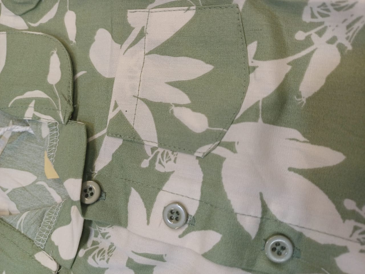 Baby Girl Printed Half Sleeves Top with Short - Green