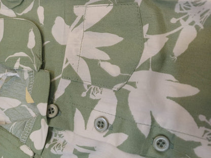 Baby Girl Printed Half Sleeves Top with Short - Green