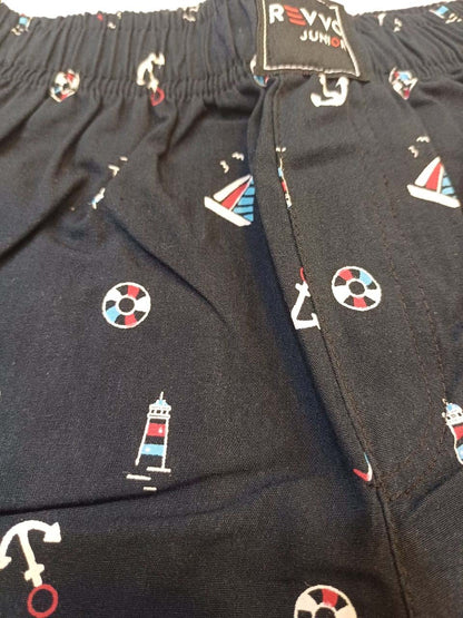 Baby cotton Graphics printed boxer - Black