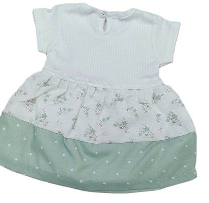 Baby Girl Party Frock Set - Green