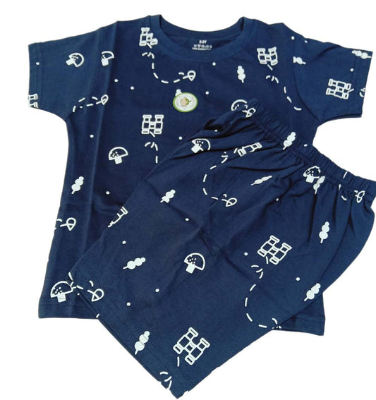 Boys T-Shirt with Bottom Blue