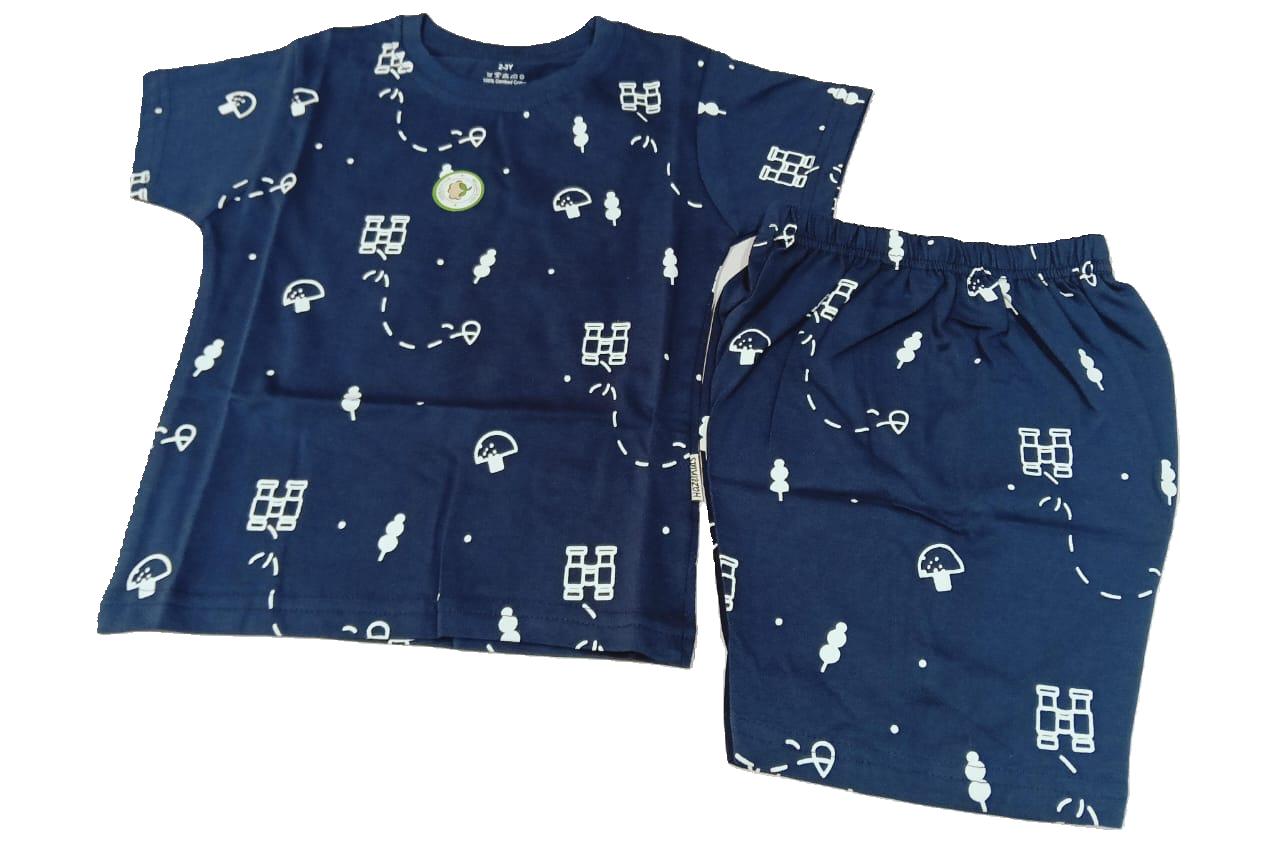 Boys T-Shirt with Bottom Blue