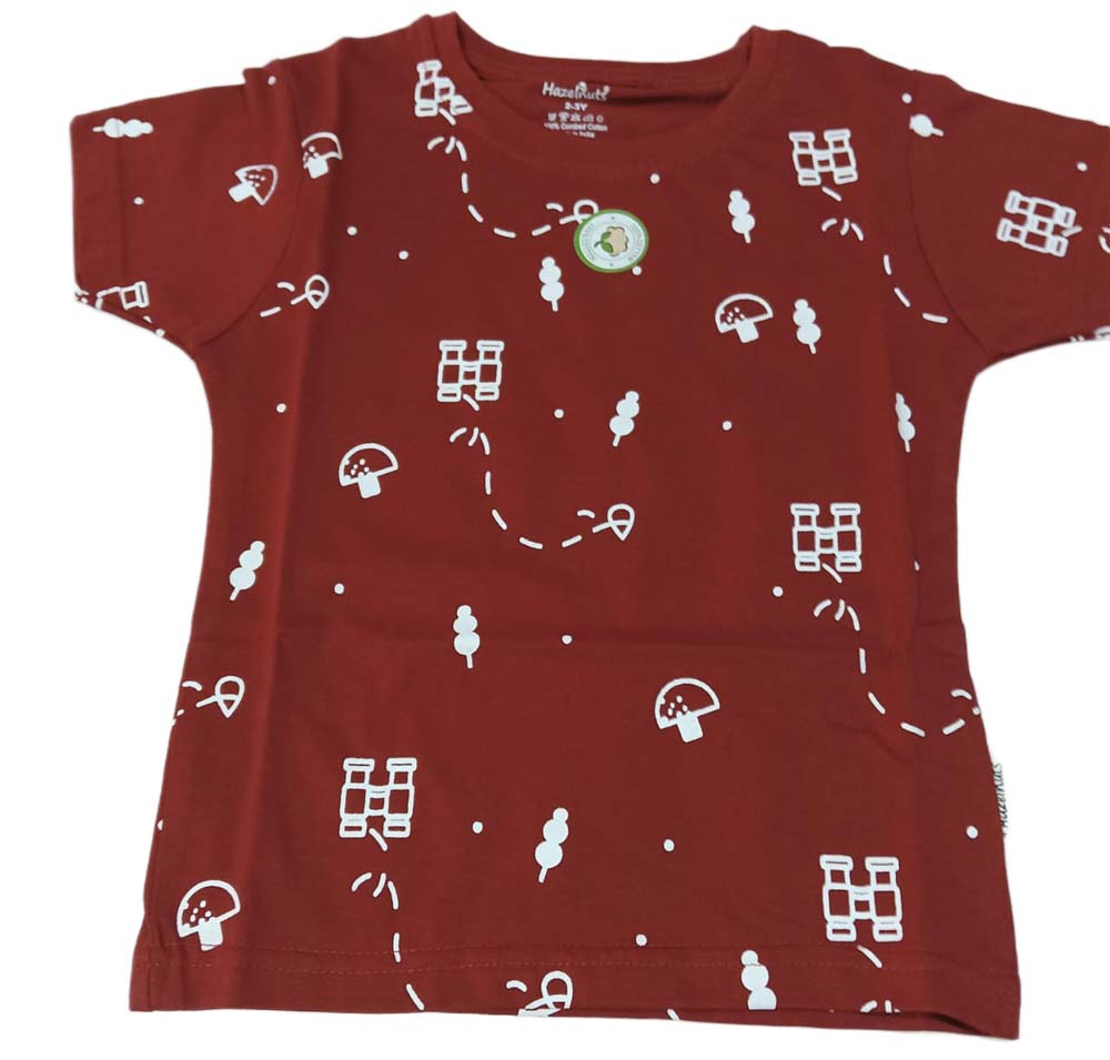 Boys T-Shirt with Bottom Marron
