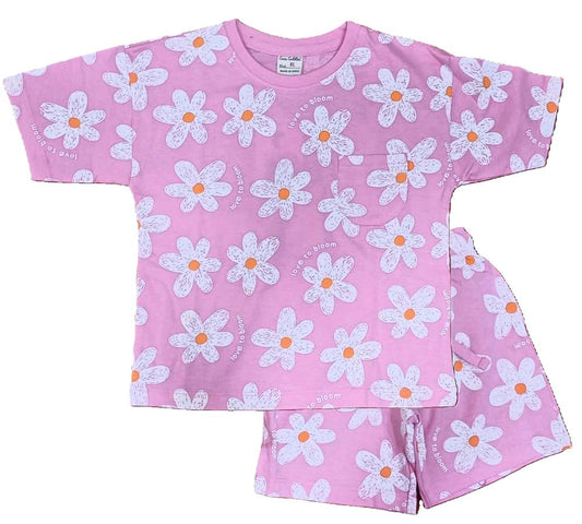 Cucu Cuddles Baby Girl Co-Ordinate Set - Pink