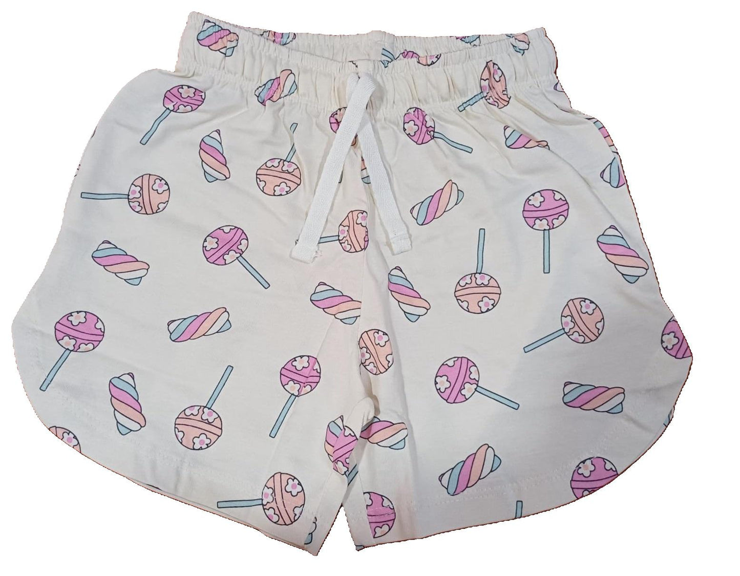 Cucumber Sinker Knee Length Printed Shorts for Girls