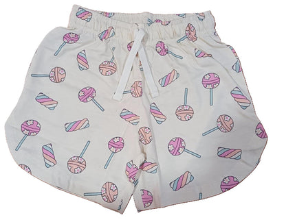 Cucumber Sinker Knee Length Printed Shorts for Girls
