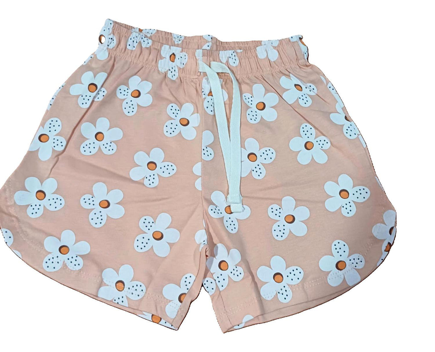 Cucumber Sinker Knee Length Printed Shorts for Girls