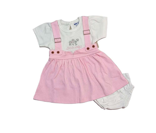 Baby Girl Dungaree Type Frock With Panty