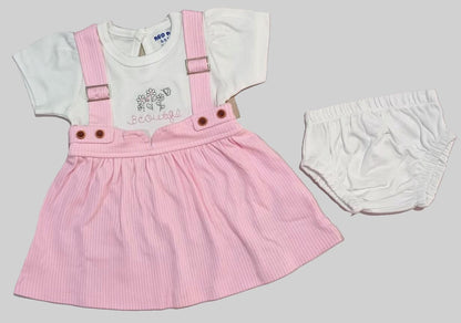 Baby Girl Dungaree Type Frock With Panty
