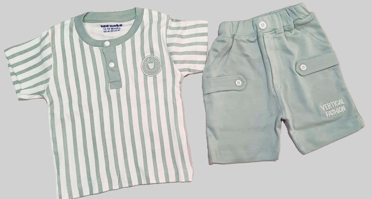 Baby Mint Green T-shirt with Shorts