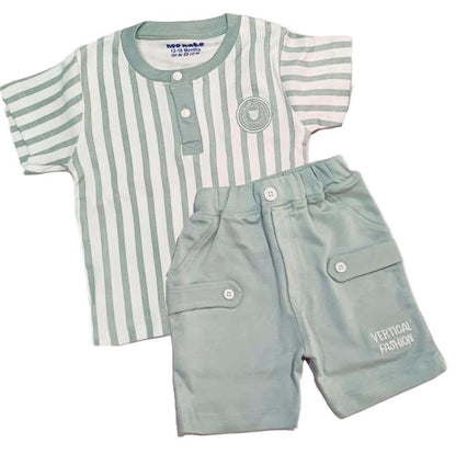 Baby Mint Green T-shirt with Shorts