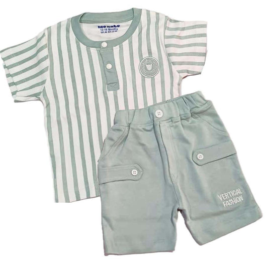 Baby Mint Green T-shirt with Shorts