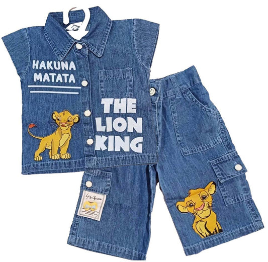 2-Piece Floral Applique T-Shirt and Jeans