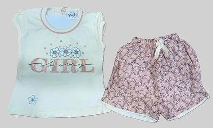 Girls Top & Shorts Set