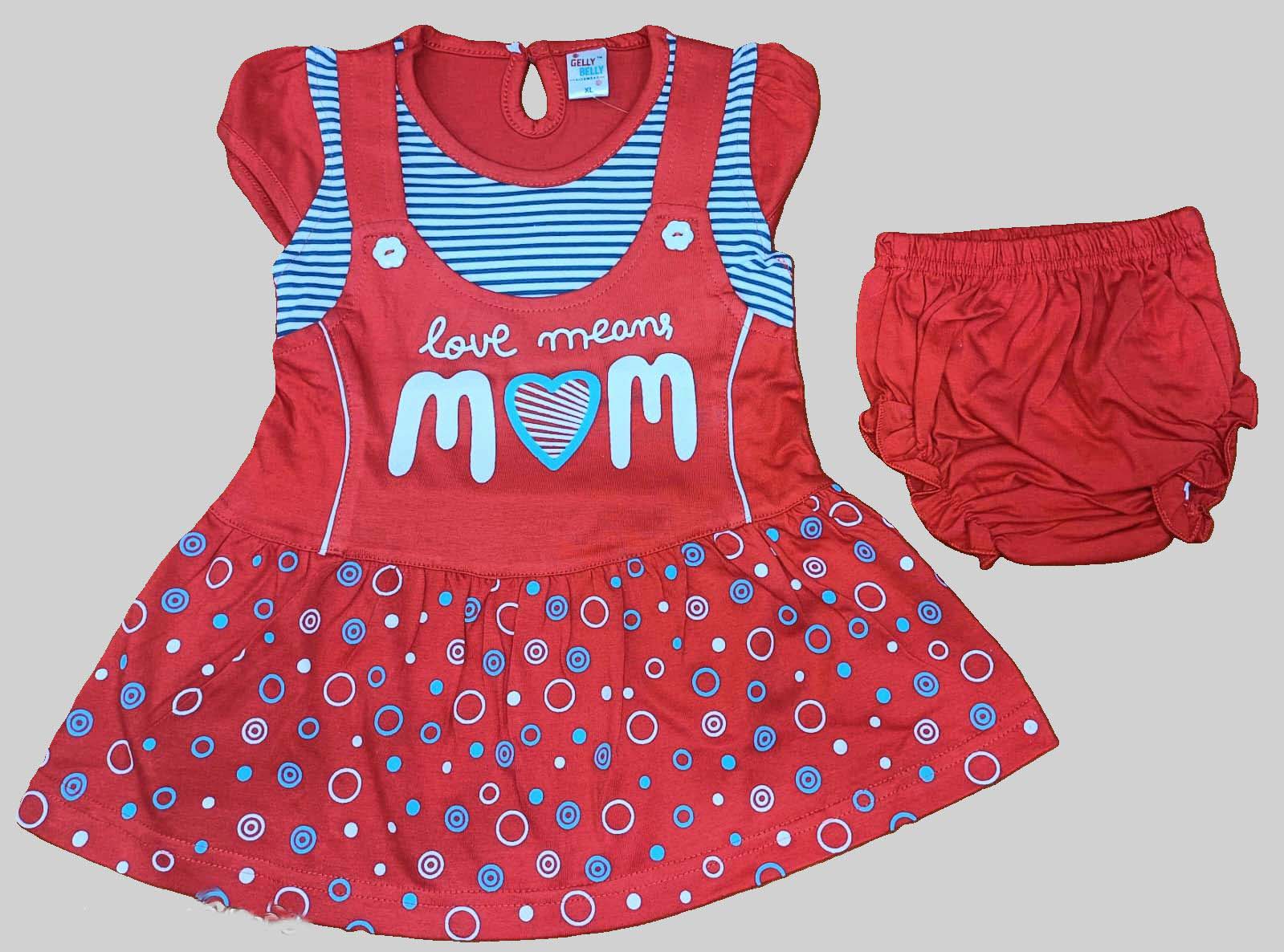 Girls Floral Print A-Line Dress