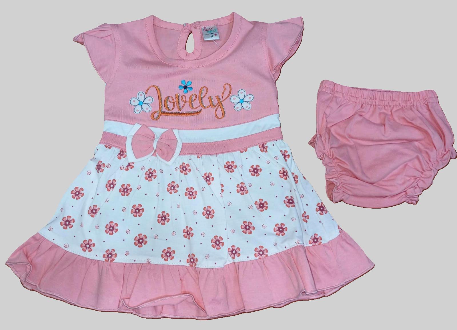 Girls Floral Print A-Line Dress