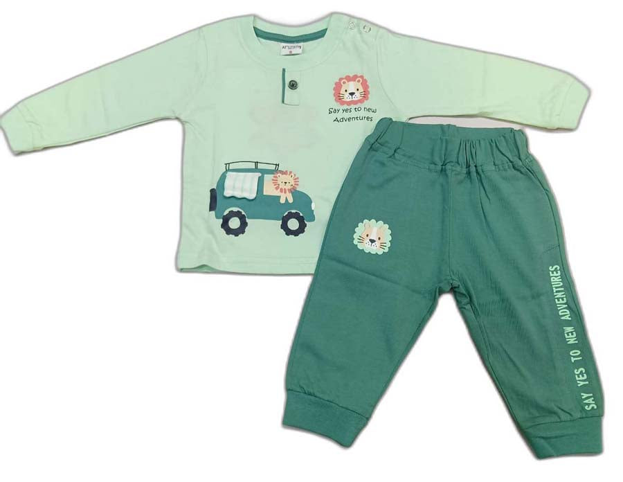 Krunchy Baby Boys Lion Adventure Clothing Set  - Cutypi