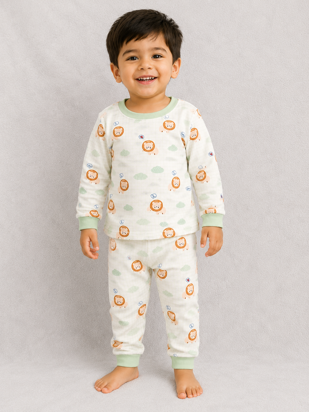 Krunchy Baby Cotton Full Sleeve T-Shirt & Pant Suit Set