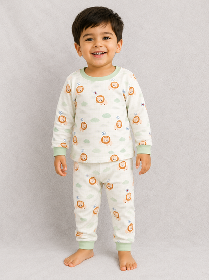 Krunchy Baby Cotton Full Sleeve T-Shirt & Pant Suit Set