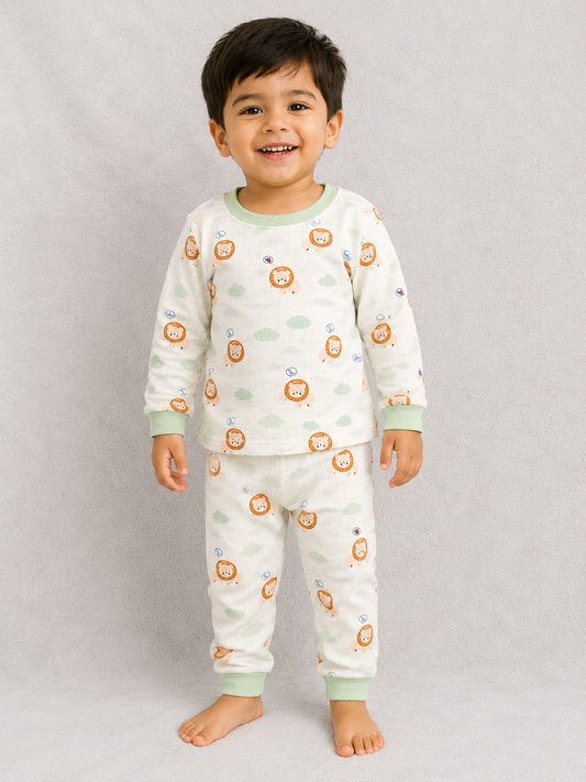 Krunchy Baby Cotton Full Sleeve T-Shirt & Pant Suit Set