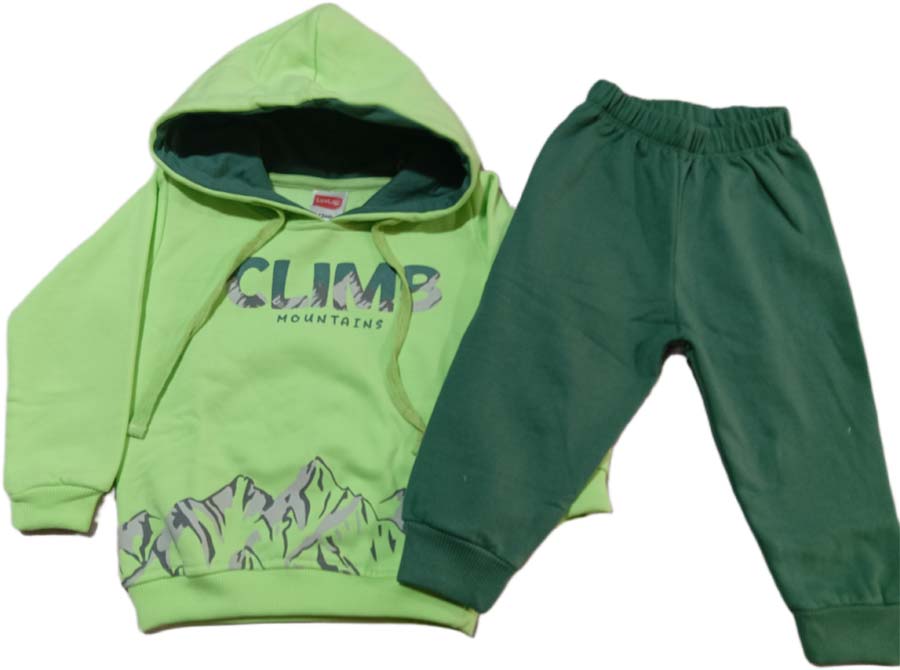 Hooded Full sleeves sweatshirt - Green