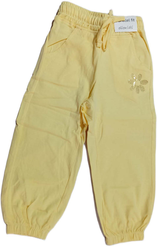 Cotton Trouser for Kids - Yellow