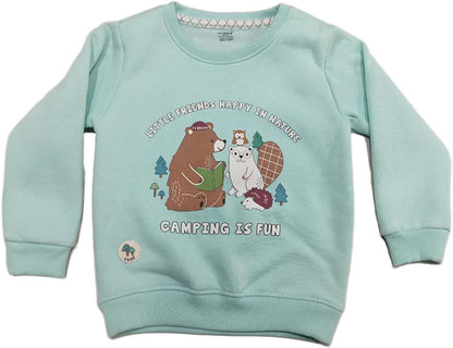 Buy CUCUMBER Fleece Knit Full Length Winter Wear Suit - Mint