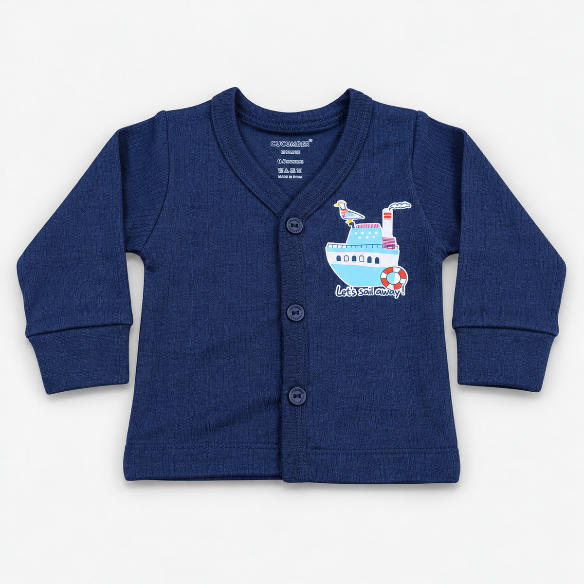 Cucumber Baby Thermal top– Navy Blue Winter Wear