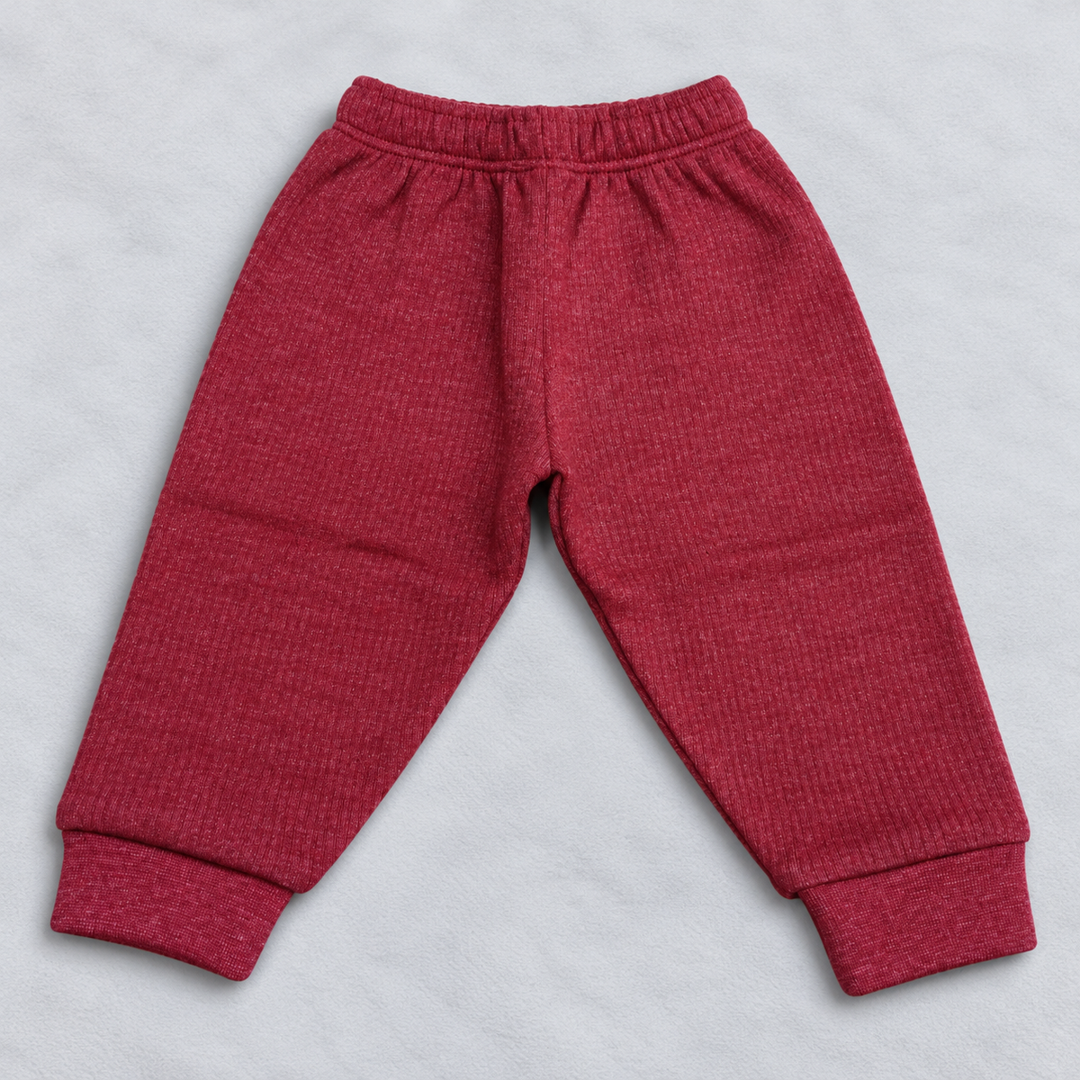 Cucumber Baby Thermal Pants in Maroon | Winter Wear for Babies