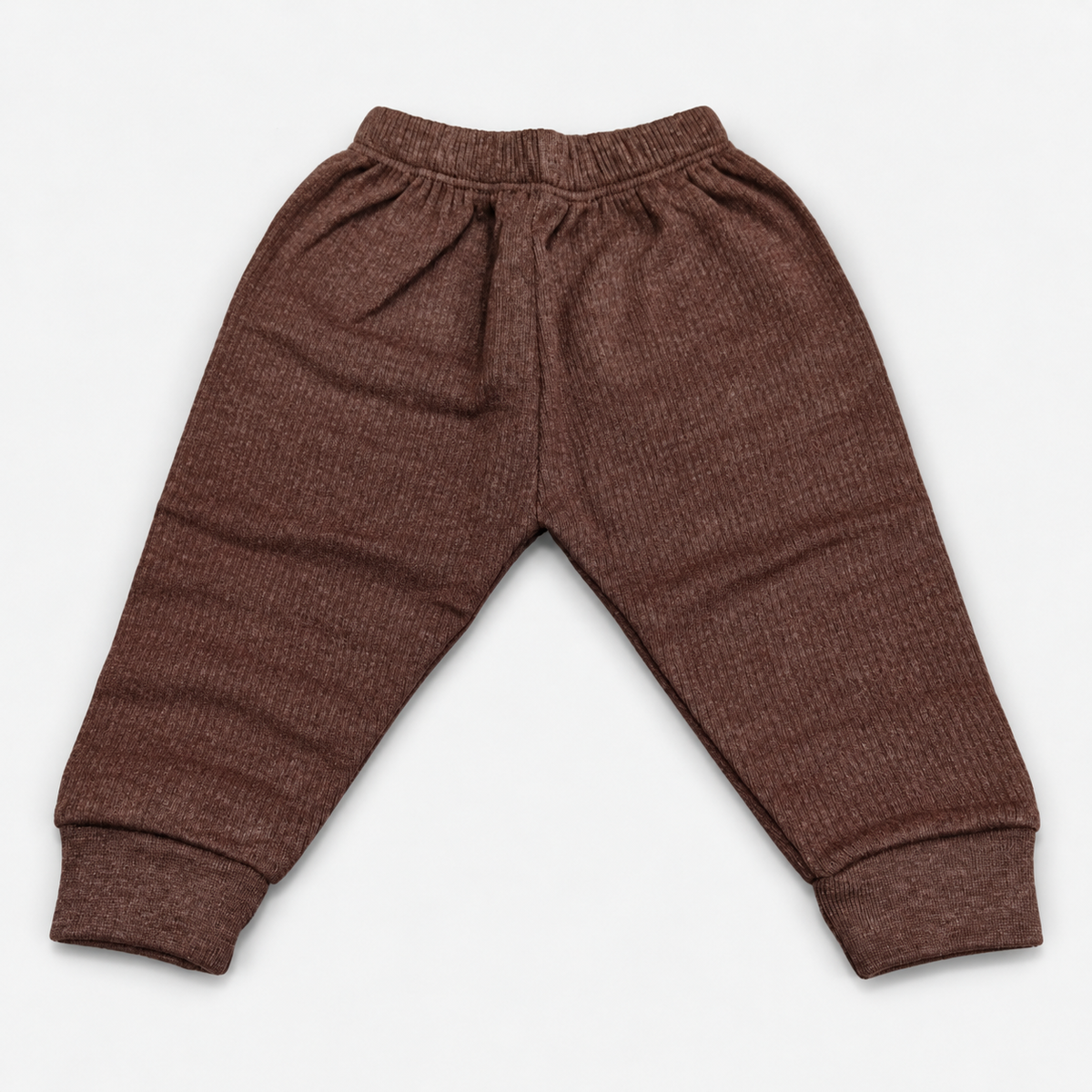 Cucumber Baby Thermal Pants – Brown Ribbed Winter Wear