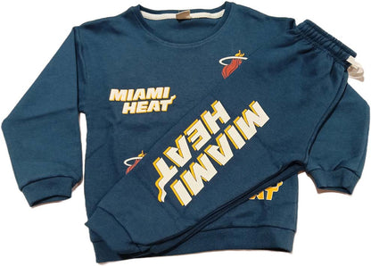 Boys Cord Set Miami Heat Sweatshirt with Pant