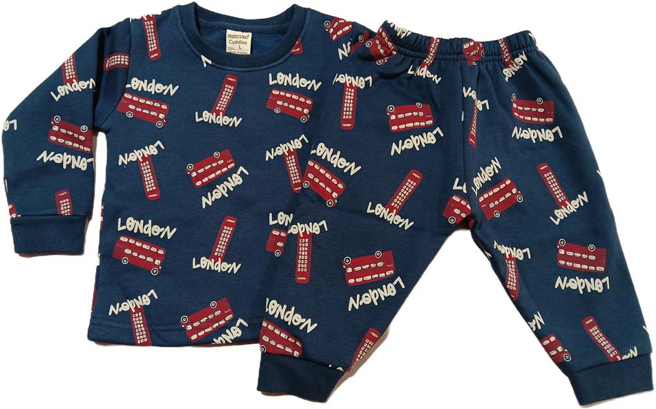 Buy Printed Sweatshirts with Joggers - Blue