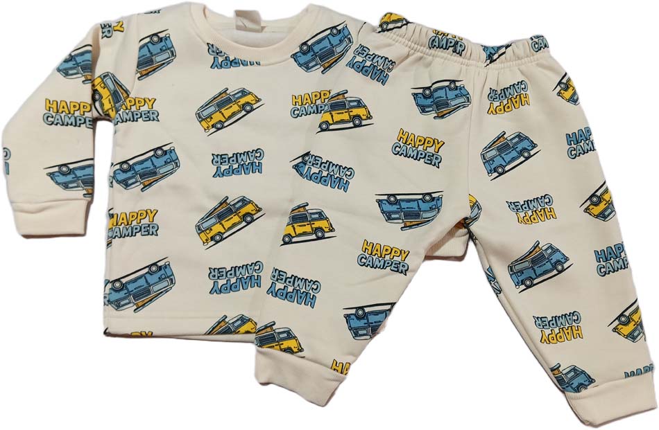 Buy Printed Sweatshirts with Joggers - Cream